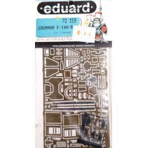 EDUARD 72-159 1/72 美國.海軍 格魯曼公司F-14A/B'雄貓'戰鬥機適用金屬蝕刻片及儀表軟片