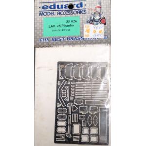 EDUARD 35-026 1/35 美國.陸戰隊 LAV-25'食人魚式'輪式步兵戰車適用金屬蝕刻片