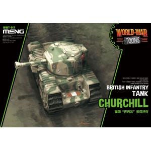 MENG MODELS WWT-017 Q版--WW II英國.陸軍 '邱吉爾'步兵坦克