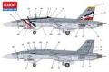 ACADEMY 12567 1/72 美國.海軍 F/A-18F'超級大黃蜂'戰鬥教練機/第VFA-2中隊式樣