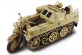 ITALERI 7404 1/9 WW II德國.陸軍 Sd.Kfz.2-HK 101型 半履帶摩托車@@