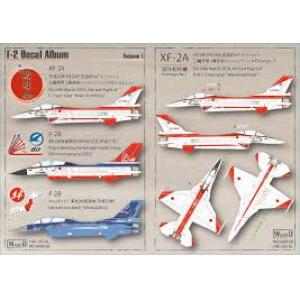 W AND D WDD-48028 1/48 日本.三菱公司 F-2戰鬥機適用水貼紙專輯VOL.1