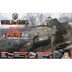 ITALERI 36515 1/35 WW II義大利.陸軍 安薩爾多公司 P-26/40坦克/戰車世界.限量生產