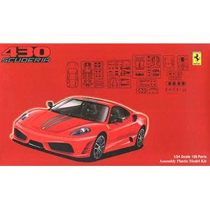 FUJIMI 123363-RS-55 1/24 法拉利汽車 430'穩定/SCUDERIA'跑車