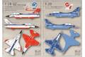 W AND D WDD-48028 1/48 日本.三菱公司 F-2戰鬥機適用水貼紙專輯VOL.1