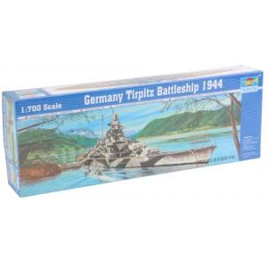 TRUMPETER 05712 1/700 WW II德國.海軍 俾斯麥級'鐵必治/提爾皮茨'戰列艦