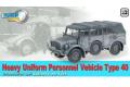 DRAGON 60516 1/72 蒐藏完成品-二戰德國.陸軍 TYPE-40重型人員輪式輸送車(含軟蓬)/1941年東部戰線未知單位@@