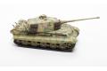 ZVEZDA 6204 1/100 WW II德國.陸軍 Pz.Kpfw.VI Ausf.B'虎王'帶亨舍爾砲塔坦克/免膠水黏合.卡緊式模型
