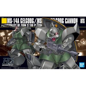 BANDAI 5060397 1/144 HGUC版--#076 MS-14A/C'傑爾古格'/'傑爾古格'加農型 GELGOOG/GELGOOG CANNON