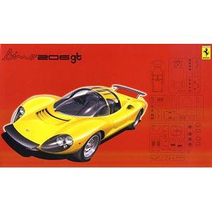 FUJIMI 123639-RS-76 1/24 法拉利汽車 206GT'迪諾/DINO'跑車