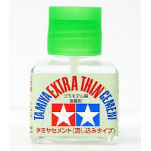 TAMIYA 87038 40ml高流動特稀塑料模型膠水 40ML EXTRA THIN CEMENT