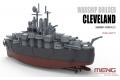 MENG MODELS WB-007 Q版--造艦師.WW II美國.海軍 CL-55丹佛級'克利夫蘭'巡洋艦