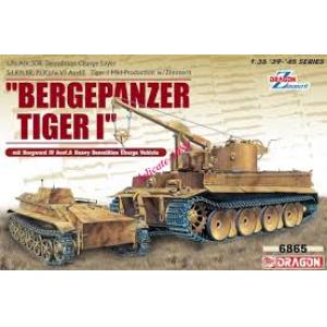 DRAGON 6865 1/35 WW II德國.陸軍 Pz.Kpfw VI Ausf.E'虎I'中期生產型帶防磁裝甲回收車與BORGWARD IV Ausf.A四號A爆破坦克/508大隊式樣