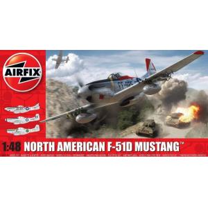 AIRFIX A-05136 WW II美國.陸軍 北美公司 F-51D'野馬/MUSTANG'戰鬥機