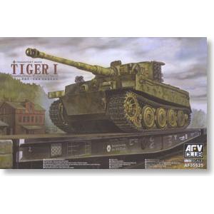 AFV CLUB 35S25 1/35 WW II德國.陸軍 Sd,Kfz.181 Ausf.E'老虎I'坦克/鐵路運輸狀態