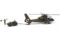 AOSHIMA 01435 1/72 日本.陸上自衛隊 OH-1'忍者'觀測直升機與牽引車