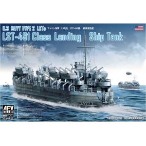 AFV CLUB SE-73519 1/350 WW II美國.海軍 LST-491級戰車登陸艇