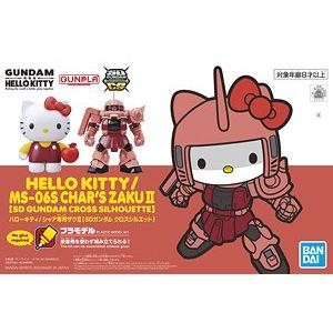 BANDAI 5061029 SDCS鋼彈--凱蒂貓.MS-06S夏亞.薩克II HELLO KITTY/MS-06S CHAR'S ZAKU II