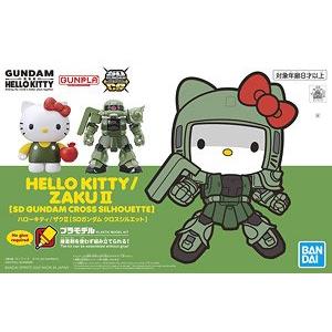 BANDAI 5061030 SDCS鋼彈--凱蒂貓.MS-06薩克II HELLO KITTY/MS-06 ZAKU II