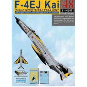 模力堂 DXM11-4247 1/48 日本.航空自衛隊 F-4EJ改'幽靈/鬼怪'戰鬥轟炸機適用301中隊'最後飛行2020年'