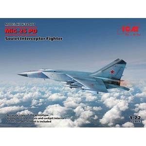 ICM 72177-40756 1/72 蘇聯.空軍 米格公司MiG-25PD'狐蝠式'戰鬥機