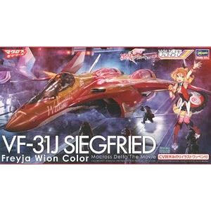 HASEGAWA 65848 1/72 超時空要塞Δ.劇場版--VF-31J'齊格飛'女武神戰機/芙雷雅塗裝式樣@@