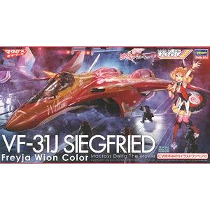 HASEGAWA 65848 1/72 超時空要塞Δ.劇場版--VF-31J'齊格飛'女武神戰機/芙雷雅塗裝式樣