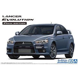 AOSHIMA 05795 1/24 三菱汽車 CZ4A'藍瑟/LANCER'EVOLUTION.最終版轎跑車/2007年/2009年/2015年式樣選擇.3合1.2015年分