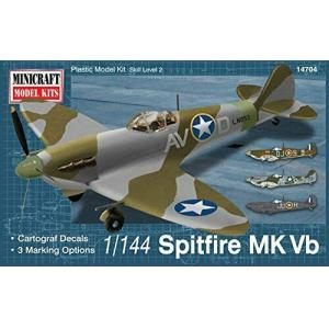 MINICRAFT 14704 1/144 二戰英國空軍 '噴火'MK.VB型戰鬥機 @@