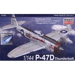 MINICRAFT 14722 1/144 二戰美國陸軍  共和公司P-47D'雷霆'戰鬥機 @@