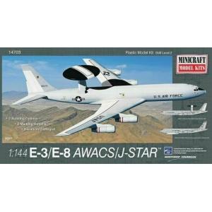 MINICRAFT 14703 1/144 美國.空軍 波音公司 E3/E8'哨兵'聯合監視目標攻擊空中預警機