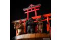 夢工廠玩具國際有限公司 NMI-711698 第2彈.祈福的3隻動物們(付鳥居)JAPAN MOUNT FUJI TORII SET