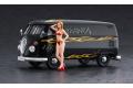 HASEGAWA 52264-SP-464 1/24 福斯汽車 TYPE-2麵包車與金髮女郎人物/限量生產@@