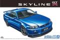 AOSHIMA 05858 1/24 日產汽車 BNR34 '天際線/SKYLINE'GT-R V-...