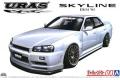 AOSHIMA 05534 1/24 日產汽車 URAS ER34'天際線'TYPER-R轎跑車/2...