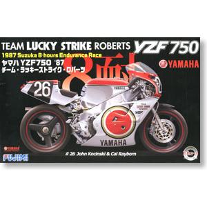 FUJIMI 141367-bike-06 1/12 山葉機車 YZF-750 摩托車/1987年鈴木8小時耐力賽.LUCKY STRIKE隊式樣