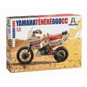 ITALERI 4642 1/9 山葉機車 TENERE 660CC越野摩托車/1986年巴黎.達喀爾賽事式樣@@