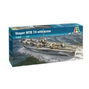 ITALERI 5624 1/35 WW II英國.海軍 沃斯伯公司 MTB 74魚雷艇帶艇員人物