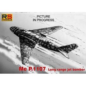 RS MODEL 92259 1/72 二戰德國.空軍 梅塞施密特公司 P.1107 計畫長程噴射轟炸機/KG40中隊 1946年 @@