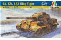 ITALERI 7004 1/72 WW II德國.陸軍 Sd.Kfz.182'老虎II'帶亨舍爾砲塔重型坦克 