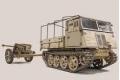 ITALERI 6563 1/35 WW II德國.陸軍 施泰爾公司RSO/03履帶牽引車帶PAK-40 75mm反坦克炮