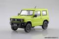 AOSHIMA 057766-08-A 1/32--鈴木汽車 JIMNY吉普車/活力黃色/免塗裝免膠水黏合,卡緊SNAP模型