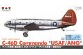 PLATZ PD-26 1/144 WW II美國.陸軍 寇帝斯公司 C-46'突擊隊'運輸機/美國空軍及國民兵塗裝式樣