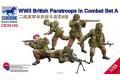 BRONCO CB-35130 1/35 WW II英國.陸軍 戰鬥姿態傘兵人物A組