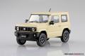 AOSHIMA 057797-08-D 1/32 鈴木汽車 JIMNY吉普車/象牙白色/免塗裝免膠水黏合,卡緊SNAP模型