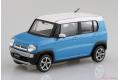 AOSHIMA 058336-01-D 1/32 鈴木汽車 HESTLER方塊車/金屬藍色/免塗裝免膠水黏合,卡緊SNAP模型