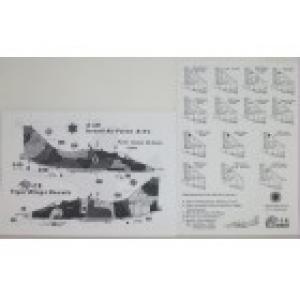 TIGER WINGS tw-32-107 1/32 以色列.空軍 道格拉斯公司A-4'天鷹'E/F TF-4F/J/H攻擊機適用水貼紙@@
