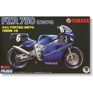 FUJIMI 14128 1/12 山葉機車 FZR 750(OW74)摩托車/1985年.鈴鹿賽事6號車式樣