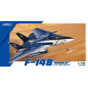 團購.GWH/長城模型 L-7208 1/72 美國.海軍 格魯曼公司 F-14B'炸彈貓'艦載戰鬥機 