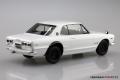 AOSHIMA 058831-09-B 1/32 日產汽車 2000GT-R轎跑車/白色/免黏合免塗裝,卡緊/SNAP系列